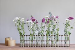 Test Tube Vase 20: Antique Brass