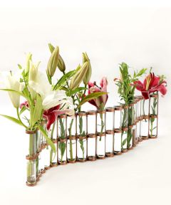 Test Tube Vase 20: Antique Copper