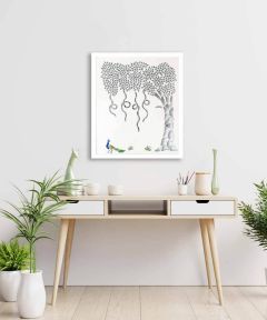 Dance Of The Peacock Wall Art