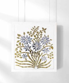 Phool Silver and Gold Wall Accent