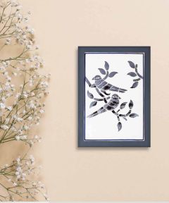 Silver Bird Wall Accent