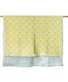 Unicorns + Rainbows Quilt- Sunny side up 