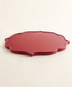 Vintage Wooden Platter – Marsala