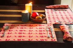 Whispering Red Birds Table Placemat (Set of Two)