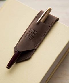 Pen Holder Bookmark: Brown