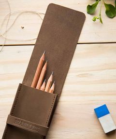 Pencil Case: Brown