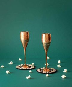 Naaz Champagne Goblets: Set of 2
