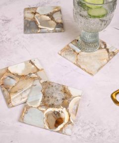 Brown Agate Coasters