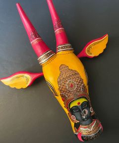 Durga Wooden Cow Head