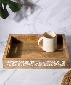 Etched Wooden Tray