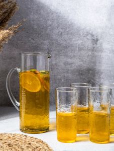 Hammered Pitcher Set