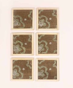 Avalon handwoven coasters: Set of 6