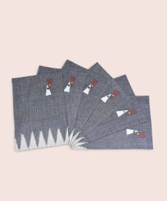 Obelisk handwoven table mats - Set of 6