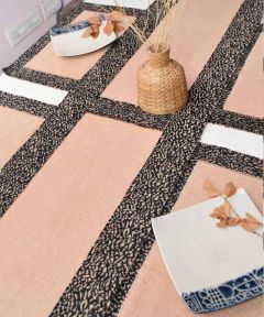 Leopard dinning set - Table runner and 6 table mats