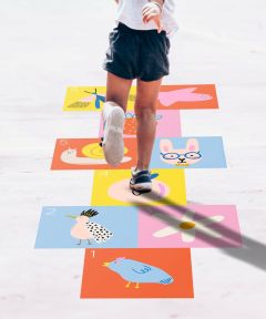 Hopscotch Floor Decals - Spring