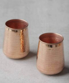 Copper Water Glasses (Set of 2)