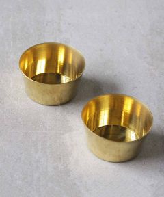 Basik Brass Bowl: Set of 2