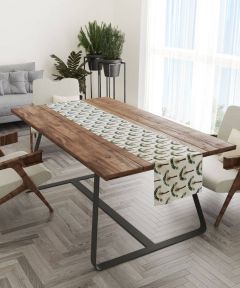 Green Palm Table Runner