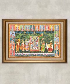 Shrinathji Govardhan Puja Pichwai Painting