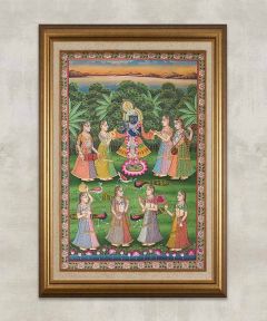 Shrinathji Kamal Talai Pichwai Painting - II