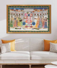 Shrinathji Sandhya Arti Pichwai Painting
