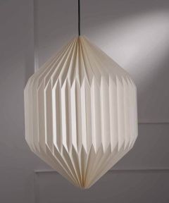 Oblong Origami Pendant Light