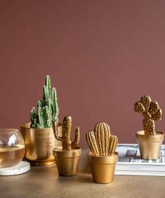 Metal Cactus Table Top Accessory - Set of 3