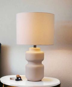Waken Curve White Table Lamp