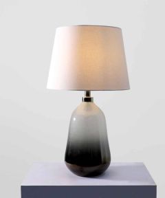 Walze Dark Glass Table Lamp