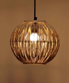 Tena Round Quilled Hanging Lamp