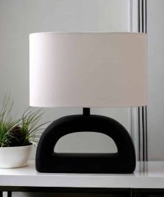 Leuto Black Table Lamp