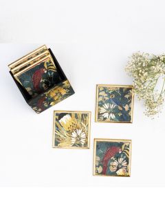 Neelambari Wooden Coasters - Set of 6