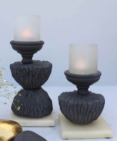 Zaira Candle Stand: Set of 2