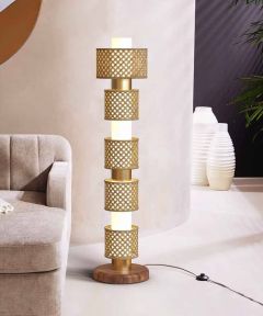 Metamorphosis Bamboo Tall Floor Lamp