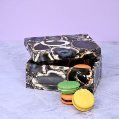 Black Agate Jewellery Utility Box