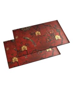 Gulbagh Table Placements (Set Of 6 / Maroon)