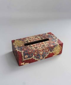 Maroon Abeer Tissue Box 