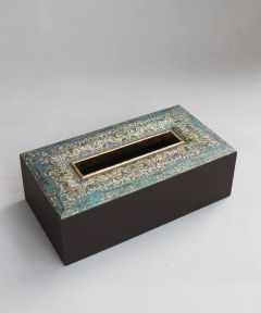 Amrapali Tissue Box (Teal)