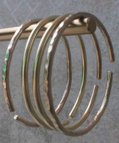 Bold Brass Bangles – Handcrafted Statement Set