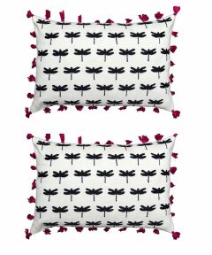 MONOCHROME DRAGONFLY SET OF 2