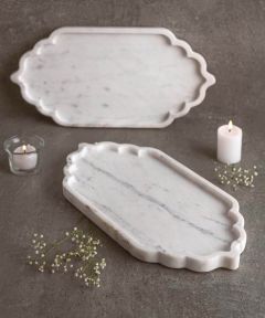 Mughal marble tray