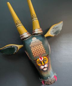 Narasima Wooden Cow Head
