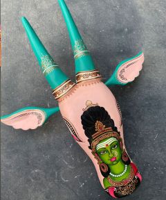 Paravathi Wooden Cow Head