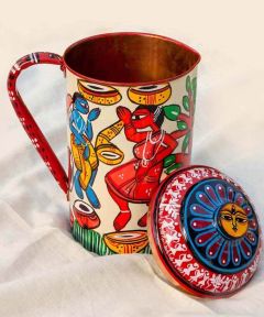  Leherate Santhal Copper Jug