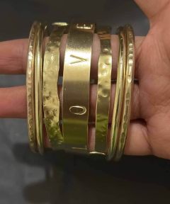 Set of 7 Remix Love bangles