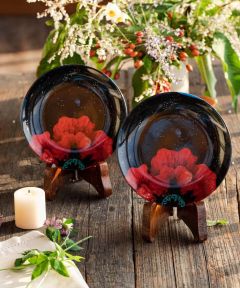 Scarlet Quarter Plates (Set of 2 )