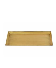 Edge Service Tray: Brass