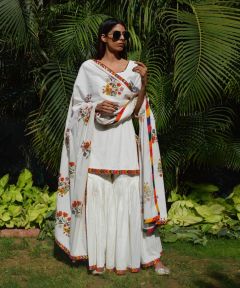 Spring Gharara Odni Set