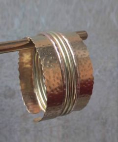 Set Of 6 Mix And Match Thick Bangles