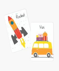 Vehicles Flash Cards 